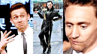 Tom Hiddleston Being of the rails for 45 Seconds