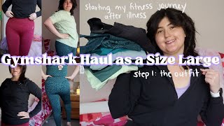 Gymshark Try on Haul as a Size Large. First Impressions (Fitness Journey Series)