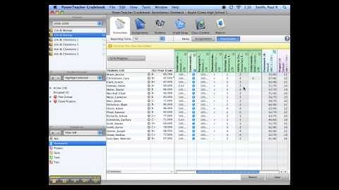 Part 1 of 3 on Gradebook tutorial for entering final MP Grades