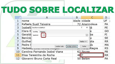 Como identificar caracteres especiais no Excel?