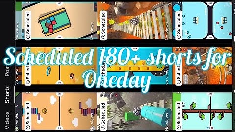 I scheduled 180+ shorts for one day #challenge #newchallenge #challenges #challengevideo 