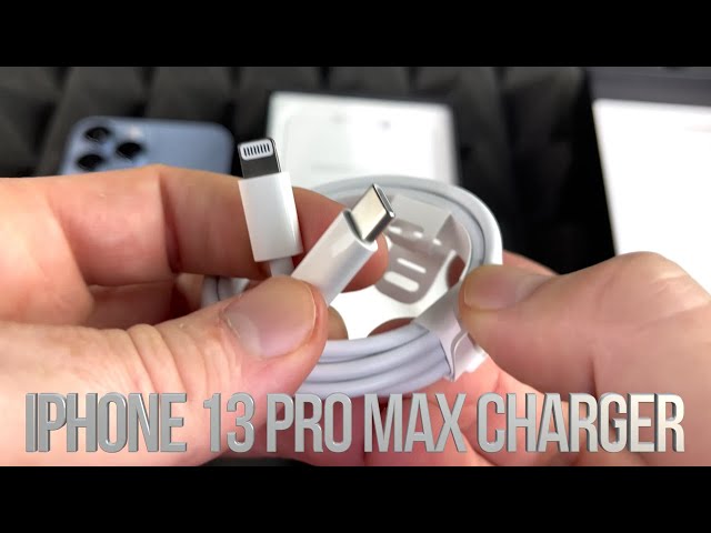 iPhone 13 Pro Max Charger Cable  What charging cable does the iPhone 13  Pro Max come with? 