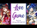 LOVE GAME | Ran &amp; Aoi | Aikatsu Full Lyrics ROM/KAN/ENG