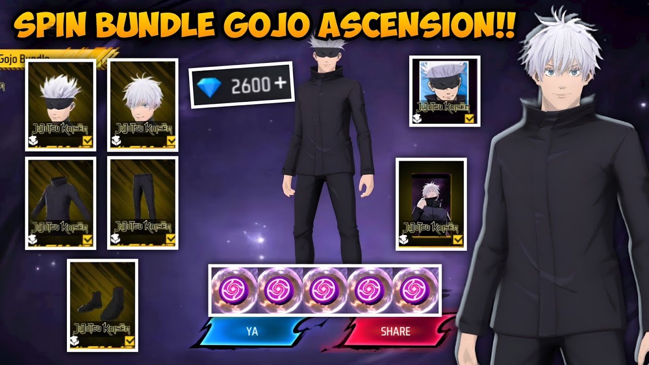 SPIN BUNDLE GOJO ASCENSION TERBARU!! | HABIS BERAPA DM? 