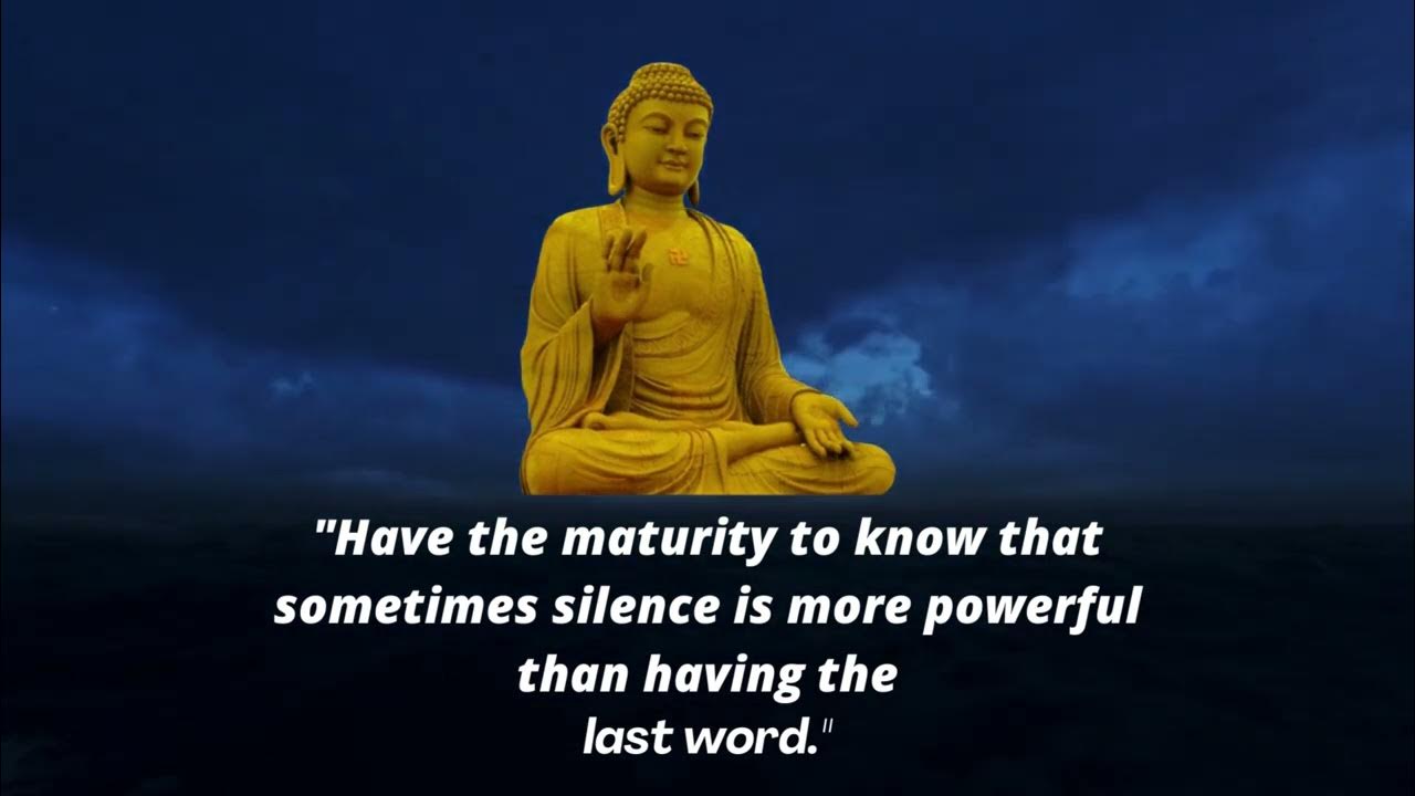 Don'T Speak So Much Be Silent By Buddha| Buddha Quotes About Silence| Silence  Quotes Buddha| - Youtube