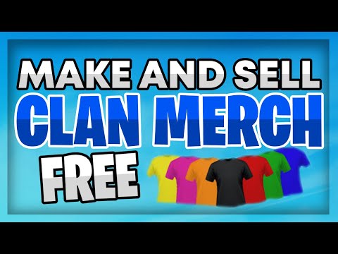 Come produrre e vendere CLAN MERCH GRATUITAMENTE 2020!