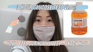 3 Hour Glucose Tolerance Test Vlog! What to Expect and What to Bring | Failed 1 Hour Glucose Test