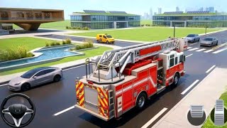 Fire Fighter Truck Simulator 3D - Emergency Rescue Fire Truck Driving - Android GamePlay  screenshot 5