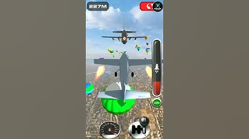 Jump into plane Android game Attempt  27 stage  5 #shorts #shortsgame #androidgames #rampjump