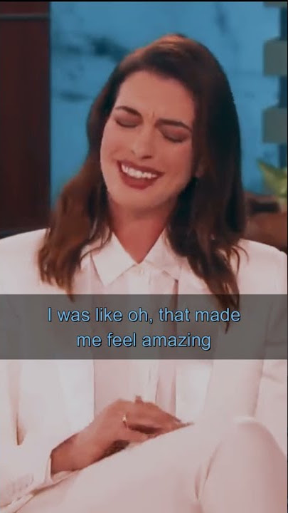 Rihanna complimented Anne Hathaway's butt #shorts