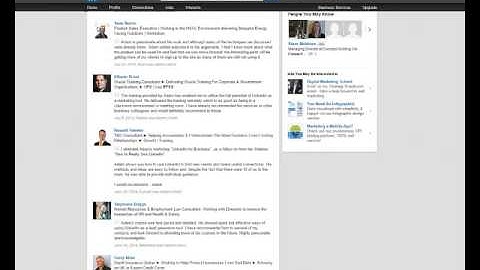 LinkededIn Recommendation Examples
