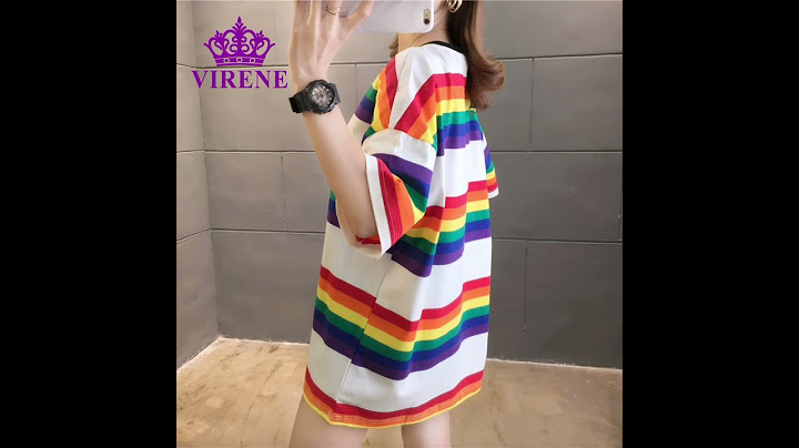 Korean Fashion Summer Women T-Shirt Rainbow Stripes Shirt Casual Top Woman Blouse