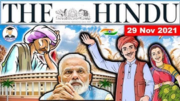 29 November 2021 | The Hindu Newspaper analysis | Current Affairs 2021 #upsc #IAS #EditorialAnalysis