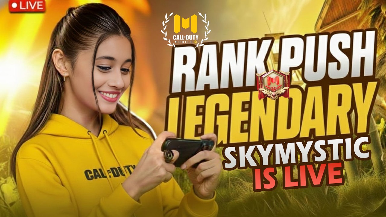 Call of Duty Mobile Live Stream Today | Rank push legendary #codm  #callofduty #codmlive