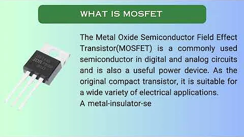 MOSFETs A Beginner's Guide