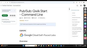 Pub/Sub: Qwik Start - Command Line || Lab Solution || Google Cloud Arcade 2025