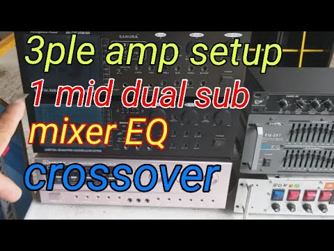 3ple amp set up 1 mid dual sub