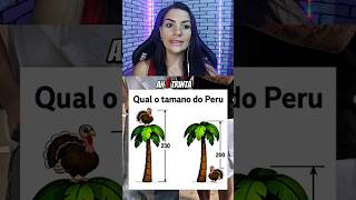 Qual o tamanho do peru? #react #quiz #raciociniologico