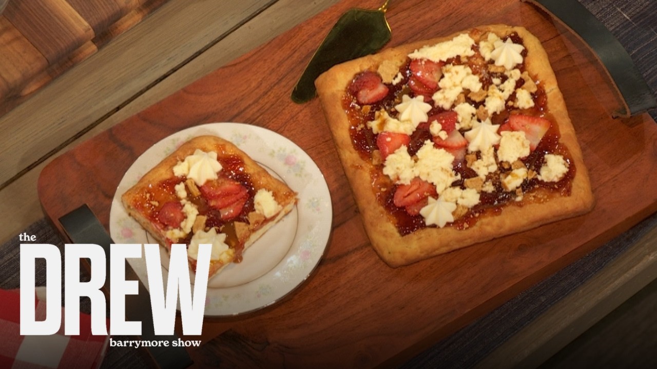 Joe Isidori Shows How to Make Cheesecake Dessert Pizza Recipe | The Drew Barrymore Show