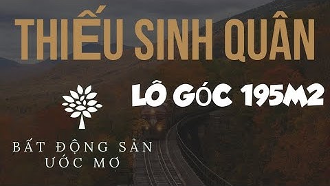 ĐẤT 2 MẶT TIỀN THIẾU SINH QUÂN - Bất Động Sản Thái Nguyên | Tú Nguyễn Phan