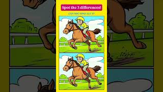 Only fast brains can find all 3! 👀 #shorts #spotthedifference #findthedifference #brainworkout