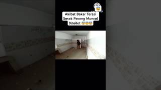 Akibat Bakar Terasi Sosok Pocong Muncul Ditoilet 😨 #motovlogindonesia #shortsvideo #shorts