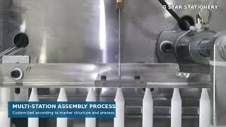 Automatic Marker Pen Assembly Machine | Multi-Station Assembly Solution