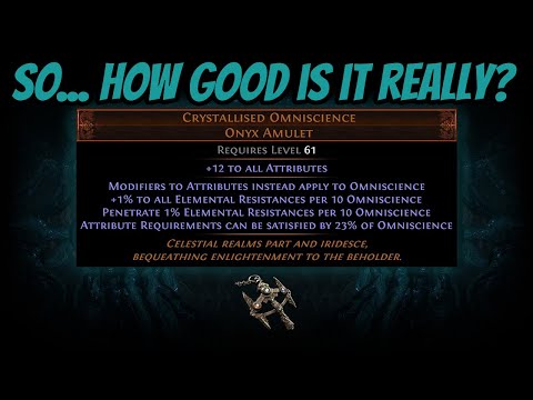 Everything about the New Amulet? (Crystallised Omniscience Explained)