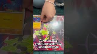 Day 2 of pulling cards to complete my perfect order set! #pokemon #pokemoncards #pokemontcg
