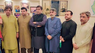 Malik Qasim Nadeem MPA PP-199 and his team meeting with Adeel Ali Khan Head of Facebook Team #pmln