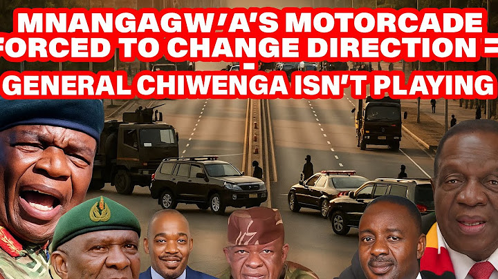 BREAKING: ED’s Motorcade BLOCKED by Army — Chiwenga Sends a Loud Message!