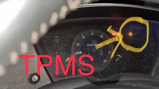 how to reset tyre pressure warning light on Honda Civic Full HD 1080p