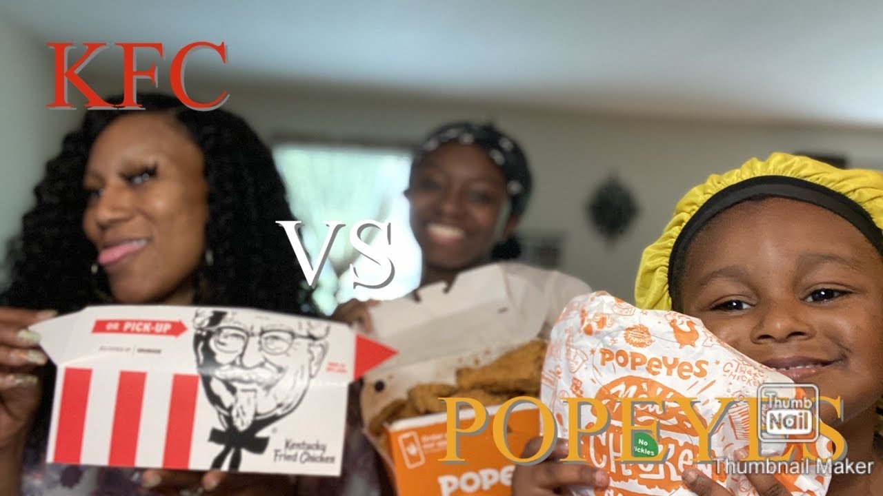 KFC VS POPEYE'S PART #1 - YouTube