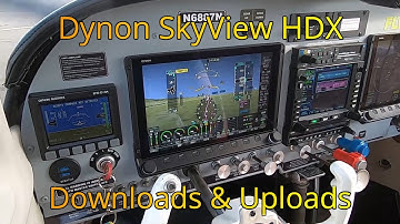 Dynon SkyView HDX Uploads & Downloads | How to Update | MooneyM20C Ranger | N6887N