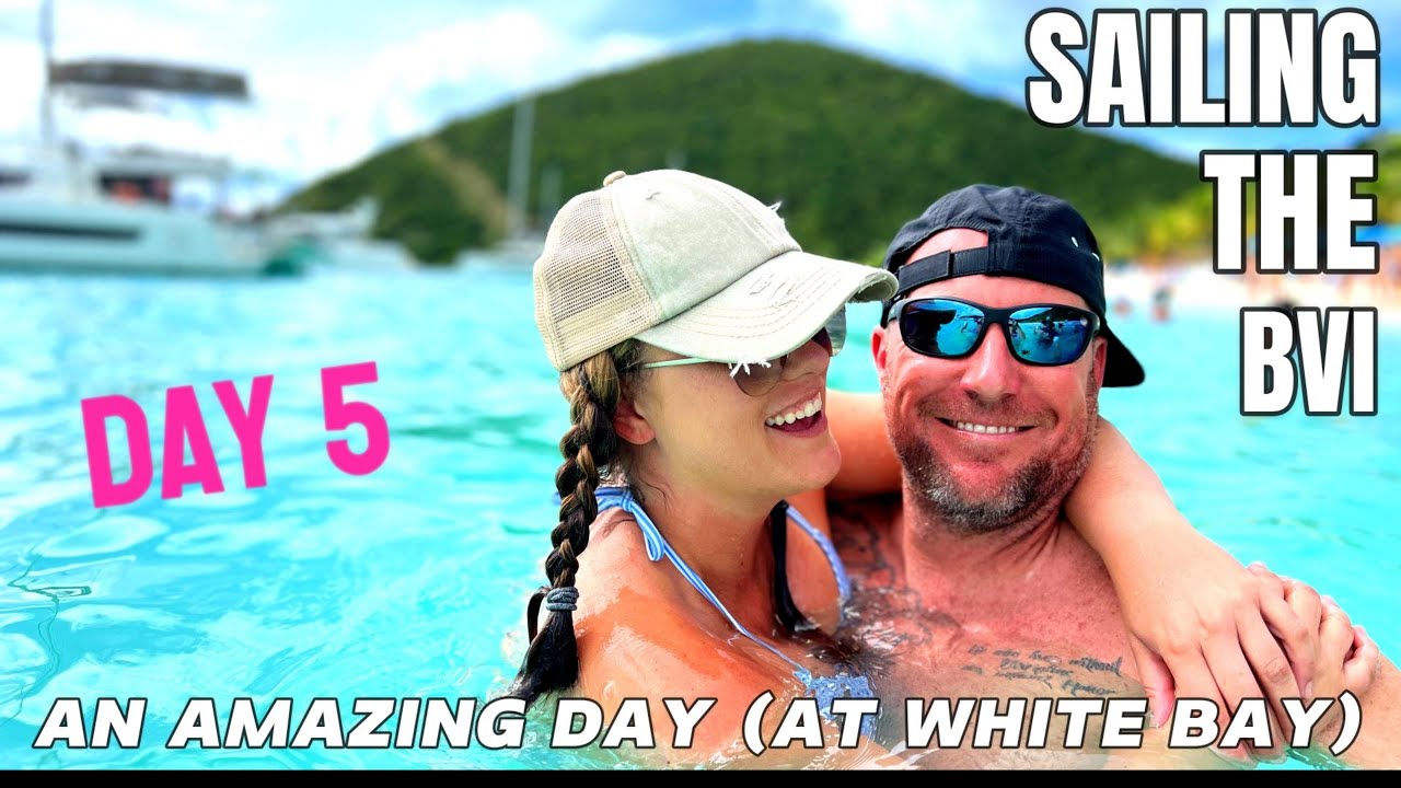 Sailing the BVI. Soggy Dollar Bar on Jost Van Dyke