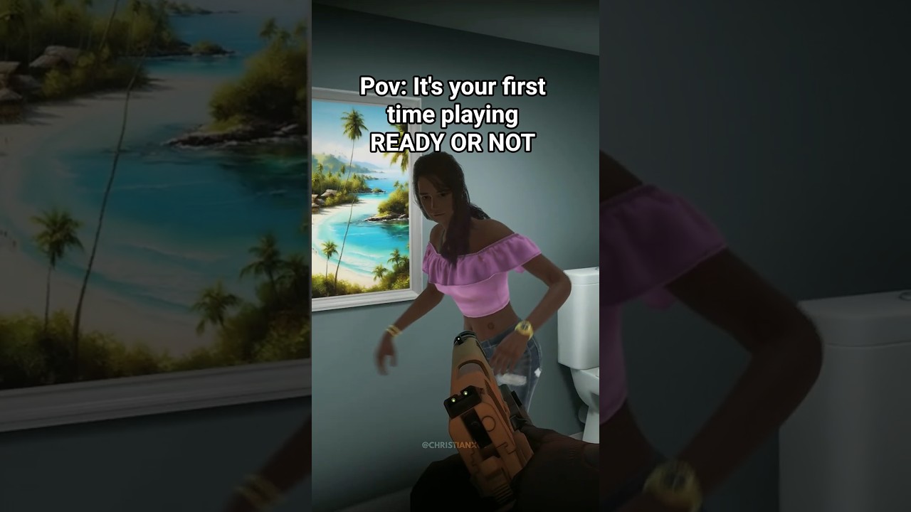Classic Ready or Not Moment 😭