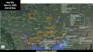 Ukraine: military situation with maps November 11, 2022