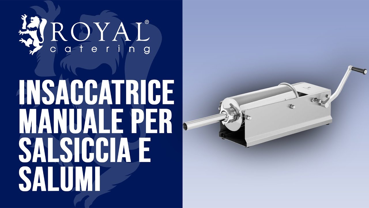 Insaccatrice Manuale Per Salumi Orizzontale Macchina Per Insaccare Inox 3 Litri 25875792
