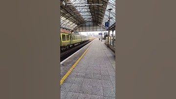 DART 8300 Class departing Dublin Pearse