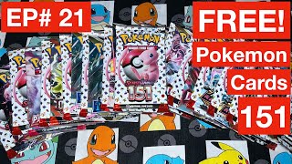 FREE! Pokemon Cards.Scarlet & Violet 151. Opening, Unwrapping, Unboxing. Giveaway Contest!