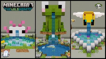 Minecraft : Top 3 Cute Fountain Designs | Tutorial