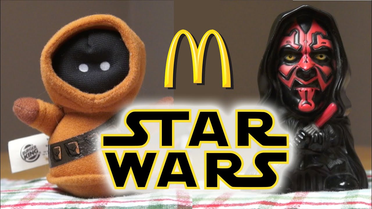 10 Classic STAR WARS McDonald's Happy Meal Toys, Burger King Kids Meal