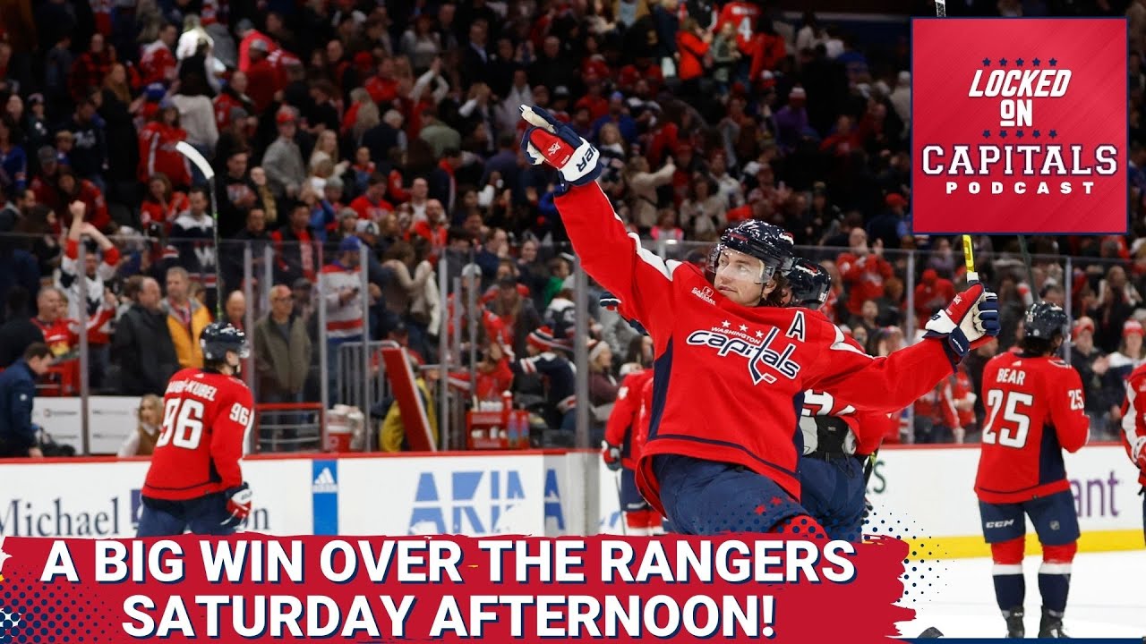 A big win for the Washington Capitals (minus Alex Ovechkin) over the ...