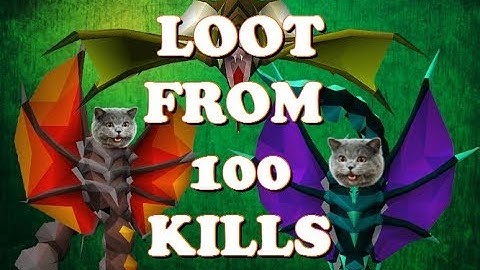 [OS SCAPE] - LOOT FROM 100 ZULRAH! 30K+ DROPS