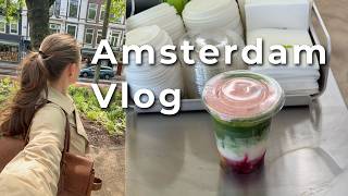 Amsterdam Vlogsolo Trip, Thrifting, Coffee Shops, Exploring Event