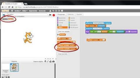 4. Tutorial Scratch - Variables, interacción con el usuario y operadores