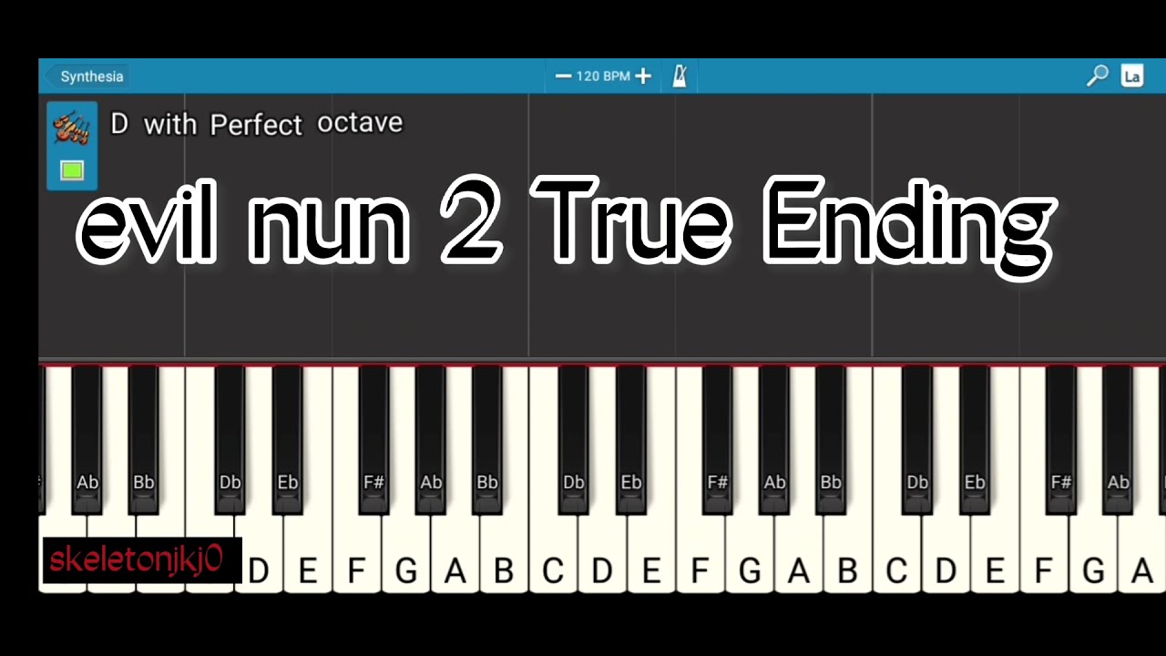 Evil Nun 2 True Ending Piano Tutorial
