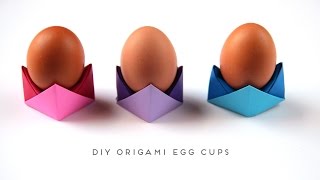 Famous DIY ORIGAMI EGG CUPS. Wealth