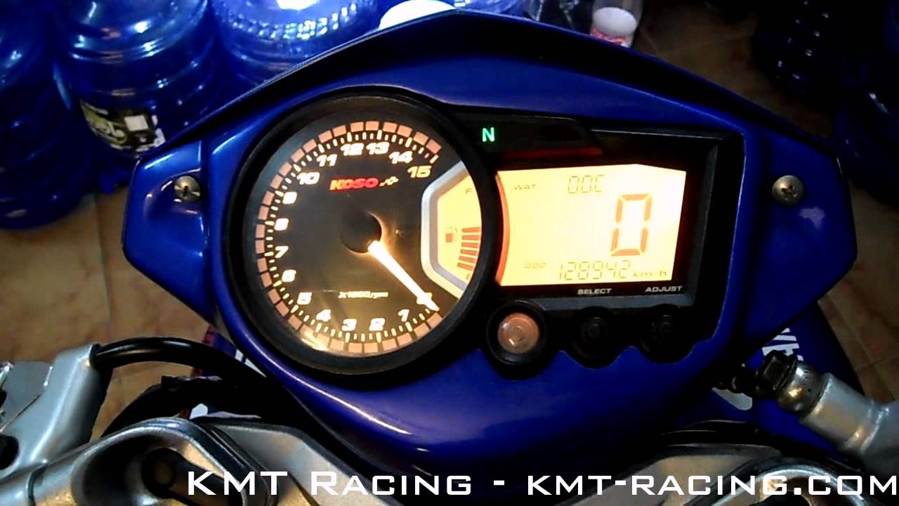 Test đồng hồ KOSO Rx2 - KMT Racing - kmt-racing.com - YouTube