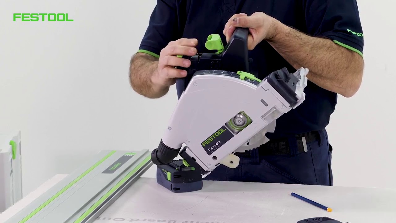 Sega Circolare A Immersione A Batteria Festool TSC 55 KEB-Basic - Edizione Limitata 100 Anni Con KickbackStop